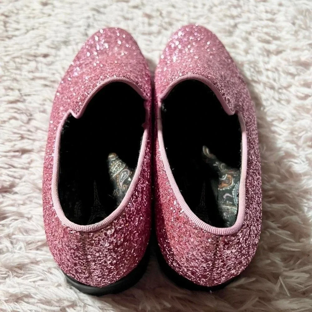 Vintage Enzo Romeo Sparko 04 Slip On‎ Glitter Loafer Mens 9.5 Statement Glamour